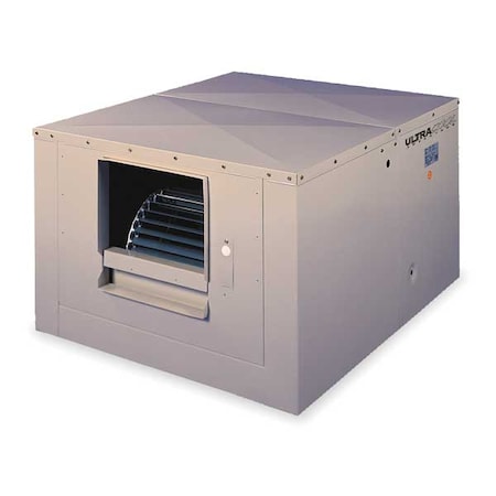Ducted Evaporative Cooler, 4, 000 cfm, 1, 600 sq ft, 9 gal, 1/2 hp, Belt, 2 Speed MPN:2YAE9-2HTL1-3X275