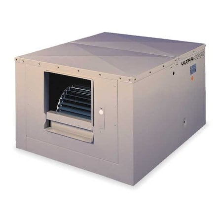 Ducted Evaporative Cooler, 4, 400 cfm, 1, 600 sq ft, 9 gal, 1/2 hp, Belt, Side Discharge, 2Speed, 230V MPN:2YAE9-2HTL5-3X275