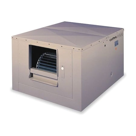 Ducted Evaporative Cooler, 6, 000 cfm, 2, 200 sq ft, 8 gal, 3/4 hp, Belt, Side Discharge, 2Speed, 115V MPN:2YAF2-2HTL4-3X275