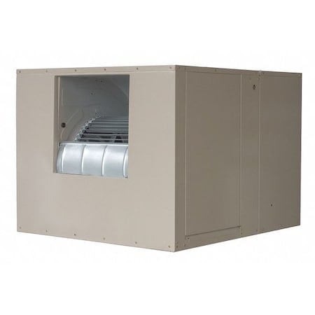 Ducted Evaporative Cooler, 5, 400 to 7, 000 cfm, 2, 200 sq ft, 8.4 gal, 1/2 hp, Belt MPN:ASA71