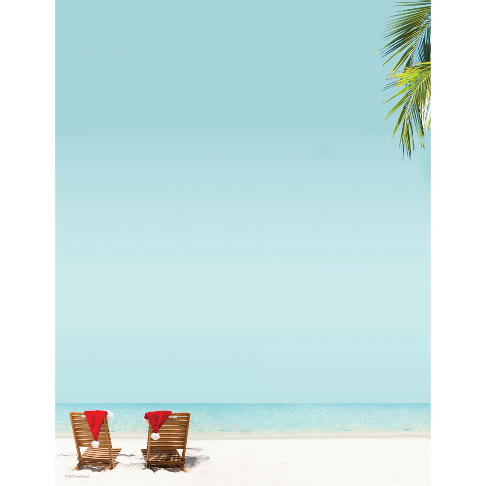 Great Papers! Holiday Letterhead Stationery, 8-1/2in x 11in, Warm Wishes, Pack Of 80 Sheets MPN:2019104