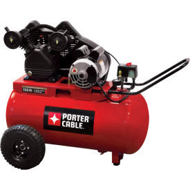 Porter Cable® PXCMPC1682066 Portable Electric Air Compressor 1.6HP 20 Gal Horiz 5.3 CFM PXCMPC1682066