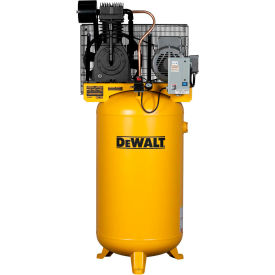 DeWALT® DXCMV7518075 7.5HP Two-Stage Compressor 80 GalVert. 175 PSI 22.1 CFM1-Phase 230V DXCMV7518075