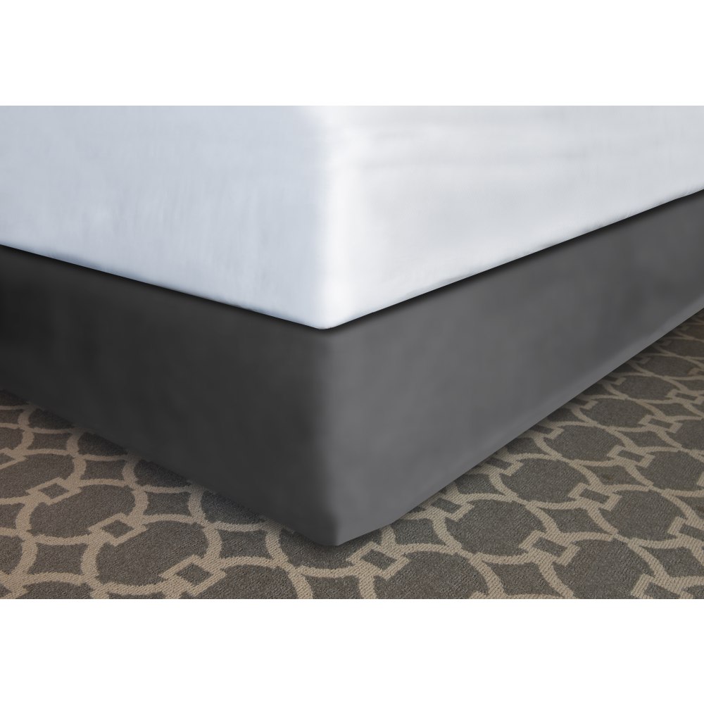 Mattress Safe, Inc. Designer Decor Collection Modern-Fit Bed Skirt, King, 14in, Sawgrass Caramel, Total Qty 1, DBSKG14SHCG MPN:DBS-KG 14 SH CG