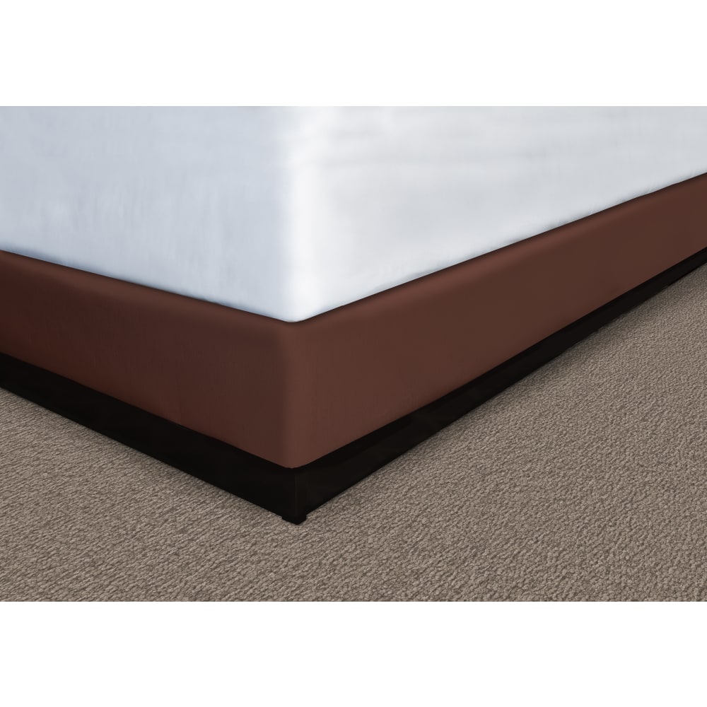 Mattress Safe Designer Decor Contour Wrap for Box Spring, Shantung Espresso Brown, King, 9in Drop, Case of 12 MPN:DCW-KG 9 SH EB