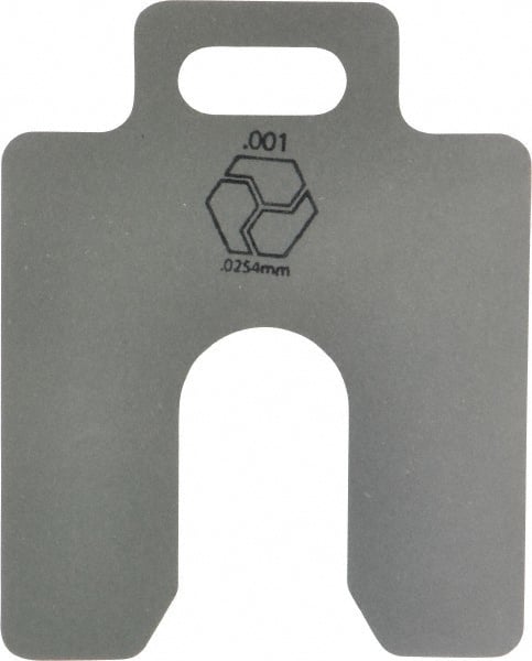 Metal Shim Stock: Slotted, 0.0010