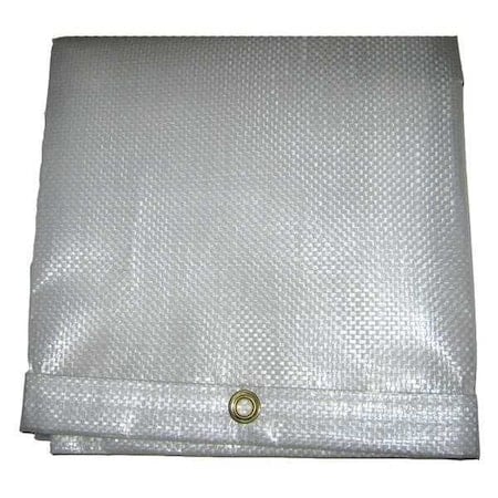 Heavy Duty Tarp, 3 ft x 24 ft 6 in, 0.127 Mil, Black, Polyethylene, UV Resistant MPN:ITP-02-0325