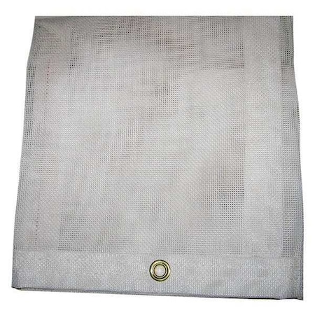 Standard Duty Tarp, 7 ft 9 in x 12 ft, 5 Mil, White, Vinyl, Tear Resistant, UV Resistant MPN:MBT-12-01-0812