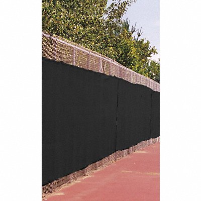 Fence Screen 25 ft L 6 ft H Black MPN:MTP-95-04-0625