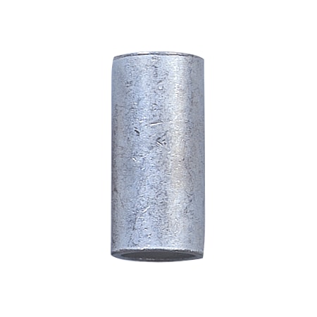 Brazed Seam Ring Terminal Lug, 8 AWG Max, Standard Barrel, Copper, None, 25 PK MPN:107131-025