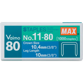 Max® Heavy-Duty Flat-Clinch Staples for Max HD-11UFL 3/8