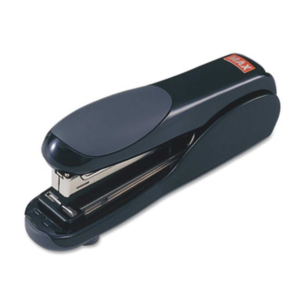 MAX Flat Clinch Full-strip Stapler - 30 Sheets Capacity - 210 Staple Capacity - Full Strip - 1/4in Staple Size - Black MPN:HD-50DF BLACK