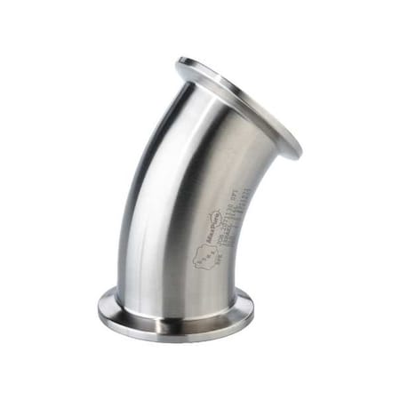 45Elbow, SS, Clamp3/4