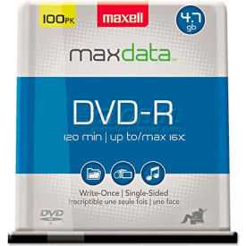Maxell 638014 DVD-R Discs 4.7GB 16x Spindle Gold 100/Pack 638014