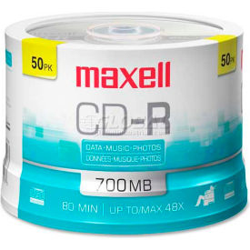Maxell CD Recordable Media MAX648250 CD-R Media 48x Speed 700 MB Capcity 648250