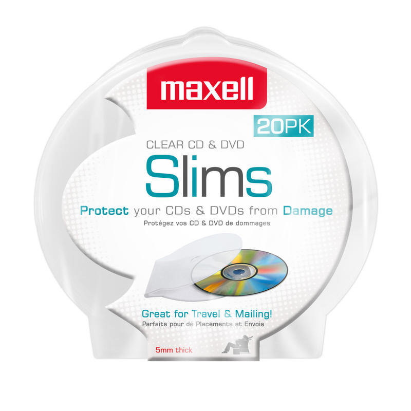 Maxell CD-356 Slim CD/DVD Jewel Case (Min Order Qty 7) MPN:190900