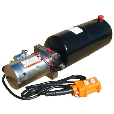 Hydraulic Power Unit 12V DC, Single Acting, 1.3 GPM, SAE 6 Ports, 2500 PSI, 10 Qt. Steel MPN:253102