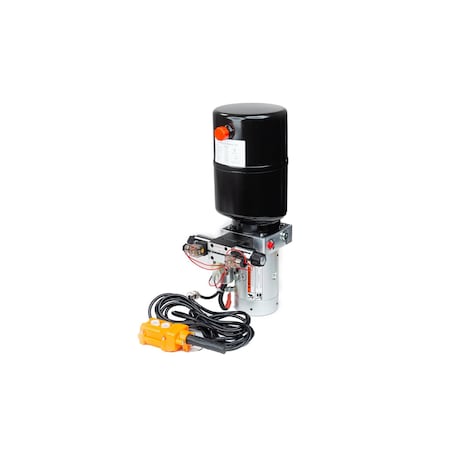 Hydraulic Power Unit 12V DC, Double Acting, 1.3 GPM, SAE 6 Ports, 2500 PSI, 6 Qt. Steel MPN:253128