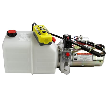 Double Acting Hydraulic Power Unit 5 Qt Poly Tank, 1.3 GPM, 3200 PSI, SAE 6, 253320 MPN:253320