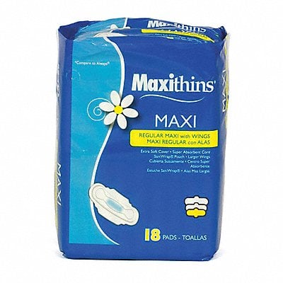 Maxithins Regular w/ Wings 18/Bag PK12 MPN:MT37400
