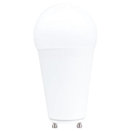 15 W, Compact LED Bulb, White, A19, 2700K Temp. Frosted, Dimmable MPN:VE14A19GU24D8CS