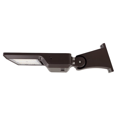 AREA LIGHT-100W/80W/60W, 120-277V, TYPE 3, CCT/WATT SELECT 3/4/5K, BRONZE, FLEXIBLE ARM, c-MAX MPN:AE100UT3-WCSBFCR