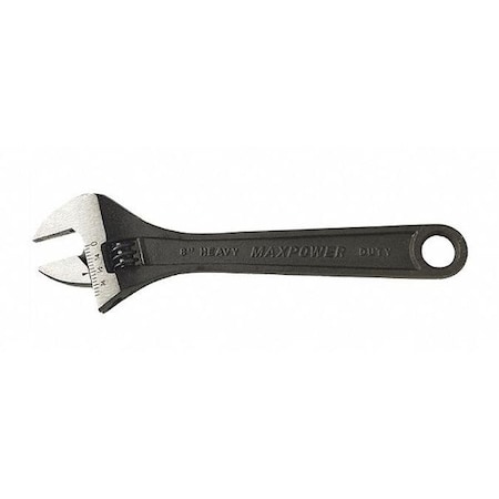 Wrench, Adjustable, Black, 6