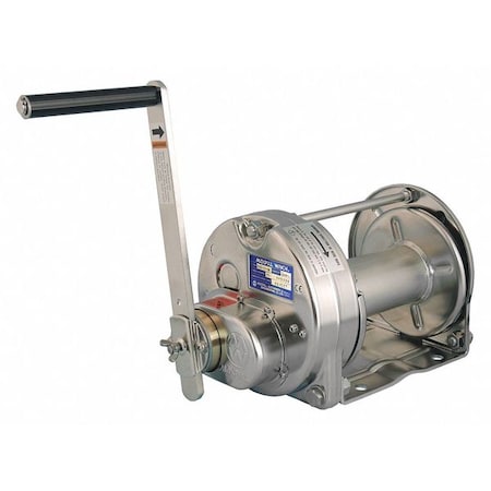 Hand Winch, 2200 lb. 1st Layer Ld Cap. MPN:ESB-10-SI