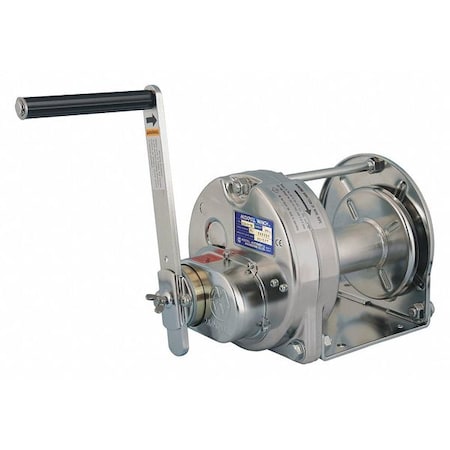 Hand Winch, 660 lb. 1st Layer Ld Cap. MPN:ESB-3-SI