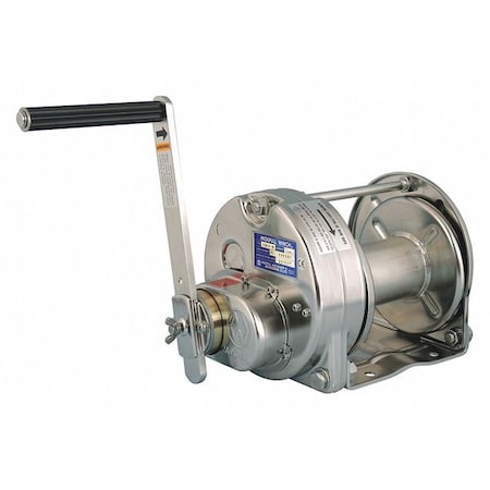 Hand Winch, 1100 lb. 1st Layer Ld Cap. MPN:ESB-5-SI