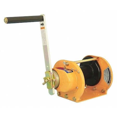 Hand Winch, 220 lb. 1st Layer Ld Cap. MPN:GM-1-SI