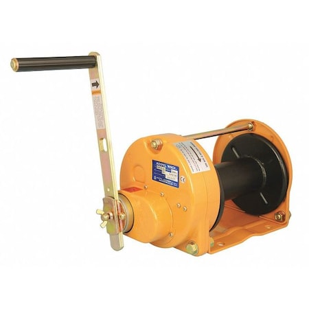 Hand Winch, 2200 lb. 1st Layer Ld Cap. MPN:GM-10-SI
