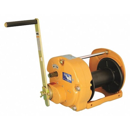 Hand Winch, 4400 lb. 1st Layer Ld Cap. MPN:GM-20-SI