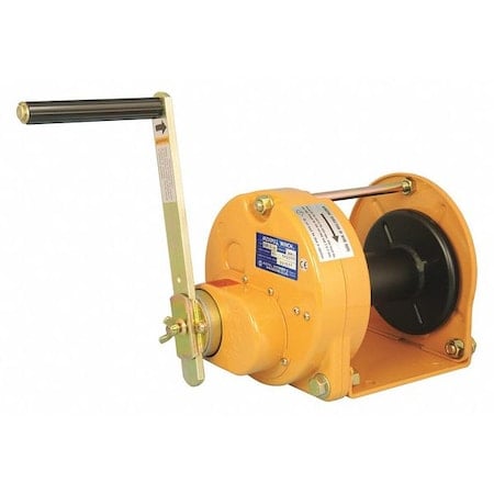 Hand Winch, 660 lb. 1st Layer Ld Cap. MPN:GM-3-SI