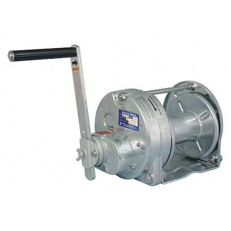 Hand Winch, 1100 lb. 1st Layer Ld Cap. MPN:GM-5-GS-SI