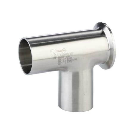 Tee, SS, OrbitalWeld11/2in, Clamp11/2in MPN:TE7WCSW6L1.5-PC