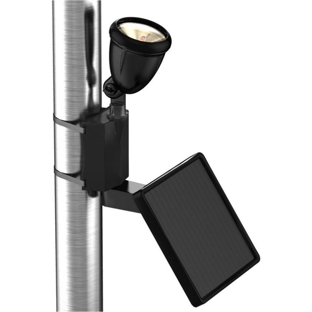 Maxsa LED Flag Light - 1 x 500 mW LED Bulb - Automatic On/Off, Weather Proof - 40 lm Lumens - Pole-mountable MPN:40334