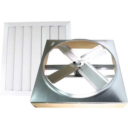 30 In. 2-Speed Direct Drive Whole House Fan with Shutter MPN:CX302DDWT