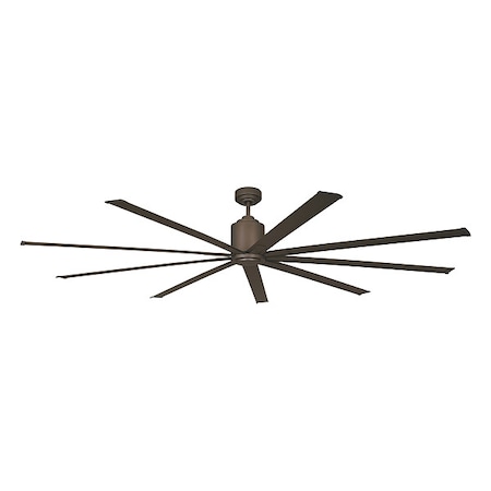 Ceiling Fan, 8 ft Blade Dia, 9 Blades, 6 Speeds, 120V AC, Oil-Rubbed Bronze MPN:ICF96 WLORBUPS