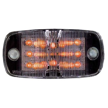 Clearance Light, LED, Amber, Surf, Oval, 4 L MPN:3JYD8
