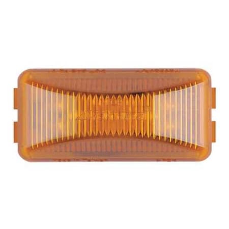 Clearance Light, LED, Amber, Rect, 2-1/2 L MPN:3LXG2