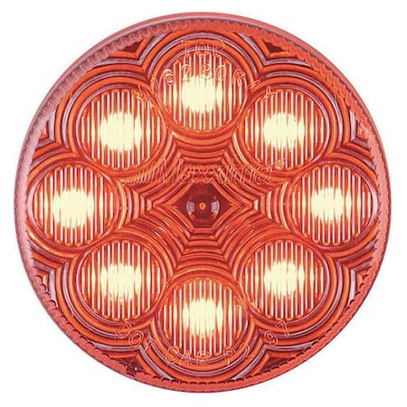 Clearance Light, LED, Red, Round, 2-1/2 Dia MPN:AX10RCG-KIT