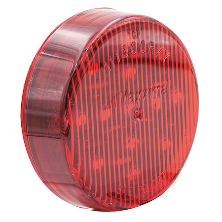 Clearance Light, LED, Red, Round, 2-1/2 Dia MPN:AX10RG-KIT