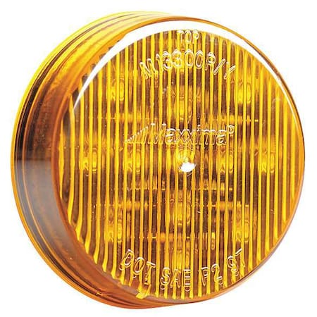 Clearance Light, LED, Amber, 2-1/2 In Dia MPN:AX10YG-KIT