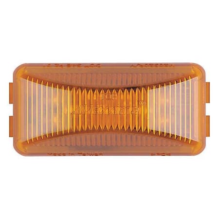 Clearance Light, LED, Amber, Rect, 2-7/8 L MPN:AX17YB-KIT