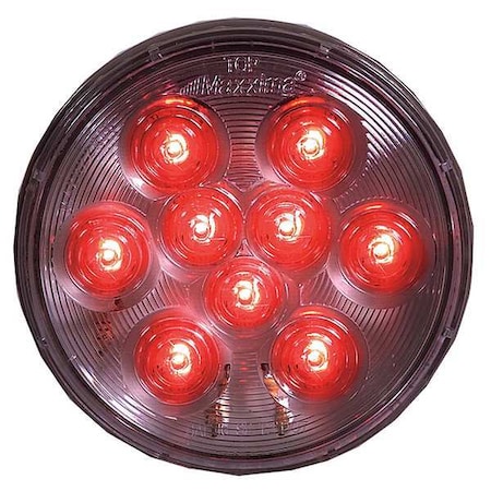 Stop/Tail/Turn Light, LED, Red, Round, 4 Dia MPN:AX40RCG-KIT