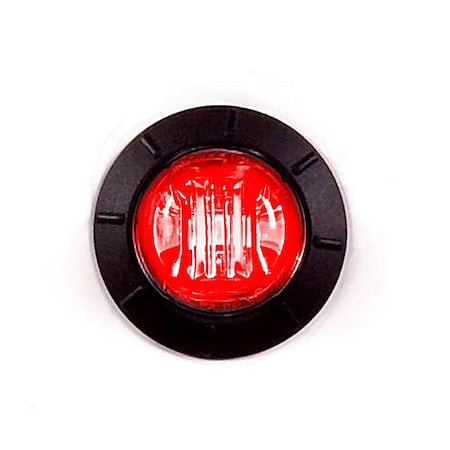 Clearance Light, LED, Red, Grommet, 3/4 Dia MPN:M09300R