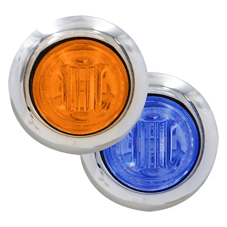 Clearance Marker Light, Amber/Blue, LED MPN:M09340YBL-DC