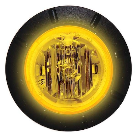 Clearance Marker, 6LED, P2PC, 1-1/4In, Amber MPN:M09400Y