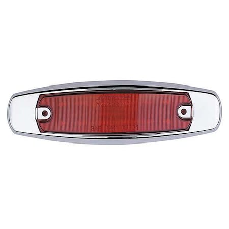 Clearance Light, LED, Rd, Surf, Oval, 6-1/4 L MPN:M20332R